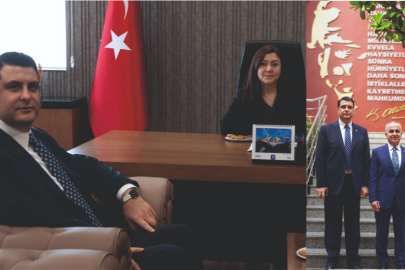 YILMAZ’DAN DOĞAN VE TÜRKÇÜOĞLU’NA HAYIRLI OLSUN ZİYARETİ