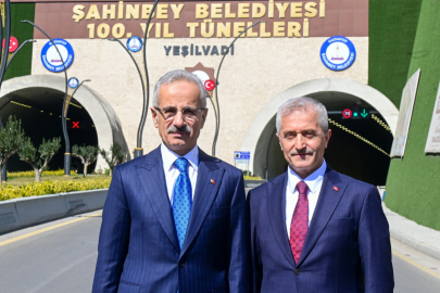 BAKAN URALOĞLU’NDAN ŞAHİNBEY BELEDİYESİ TÜNELLERİ NE TAM NOT