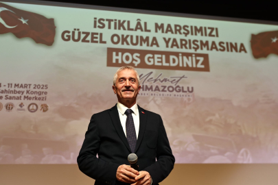 ŞAHİNBEYLİ ÖĞRENCİLER İSTİKLAL MARŞI İÇİN YARIŞTI