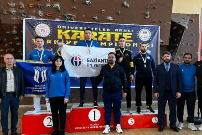 GAÜN ÖĞRENCİSİ YASİN UÇAR TÜRKİYE ŞAMPİYONU OLDU
