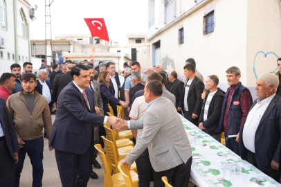 BAŞKAN YILMAZ’A KOZLUYAZI’DA COŞKULU KARŞILAMA