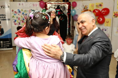 REKTÖR DOĞAN ÇOCUK EVLERİ  23 NİSAN SERGİSİNİ ZİYARET ETTİ