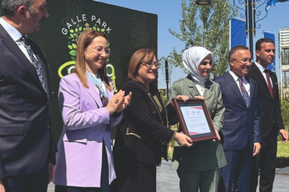 Türkiye’nin ilk çifte unvanlı parkı "Galle Park"