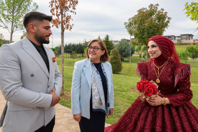 GAZİANTEP BÜYÜKŞEHİR YENİ EVLİ ÇİFTLERİ UNUTMADI