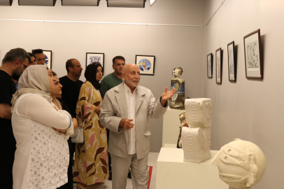 MUHAMMET ALİYEV SANKO SANAT GALERİSİNDE SERGİ AÇTI
