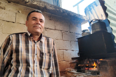 İslahiye’de 1700 rakımda oldun ateşinde çay keyfi