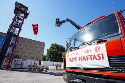 İTFAİYE HAFTASI ÇEŞİTLİ ETKİNLİKLERLE KUTLANDI