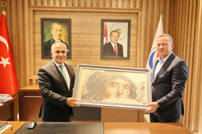 Başkan Doğan’dan Gaün Rektörü Prof. Dr. Doğan’a Ziyaret