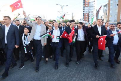 ŞAHİNBEY BELEDİYESİ’NDEN FİLİSTİN’E ANLAMLI DESTEK YÜRÜYÜŞÜ