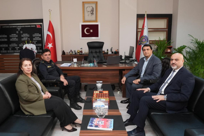 BAŞKAN YILMAZ’DAN EMNİYET MÜDÜRLERİNE ZİYARET