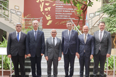 GAÜN REKTÖRÜ DOĞAN’A GSO YÖNETİM KURULU’NDAN ZİYARET