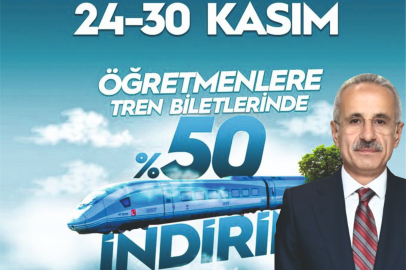 Bakan Uraloğlu; Öğretmenlerimize Tren Biletlerinde %50 İndirim