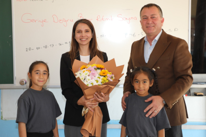 Başkan Doğan’dan fedakâr öğretmene 24 Kasım ziyareti