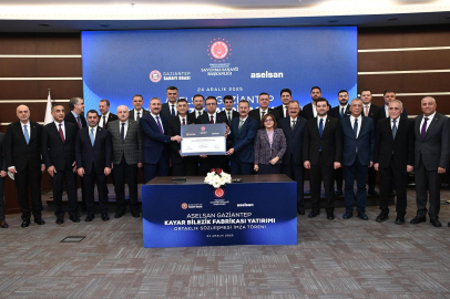 ASELSAN GAZİANTEP KAYAR BİLEZİK FABRİKASI İÇİN ORTAKLIK İMZA TÖRENİ GERÇEKLEŞTİRİLDİ