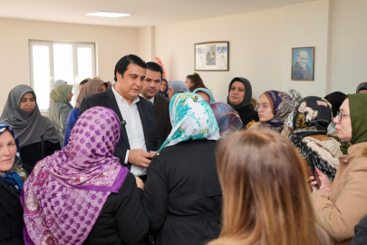 BAŞKAN UMUT YILMAZ’DAN KADINLARA DESTEK ZİYARETİ