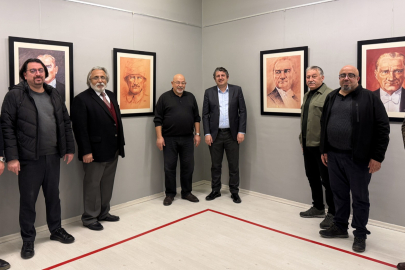 SANKO SANAT GALERİSİ’NDE “ETEM ÇALIŞKAN ÇİZGİLERİYLE ATATÜRK PORTRELERİ” SERGİSİ AÇILDI