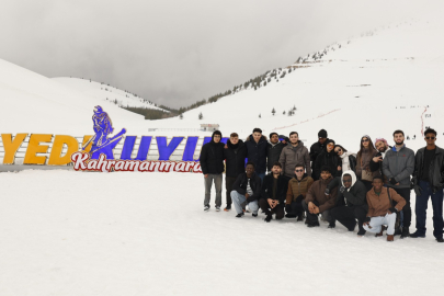 GİBTÜ Uluslararası Öğrencilerin Yedikuyular 'da Kar Keyfi