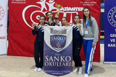 SANKO OKULLARI ÖĞRENCİLERİNİN JİMNASTİK BAŞARISI