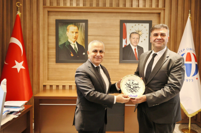 İKSAD BAŞKANI EMEK’TEN GAÜN REKTÖRÜ DOĞAN’A ZİYARET