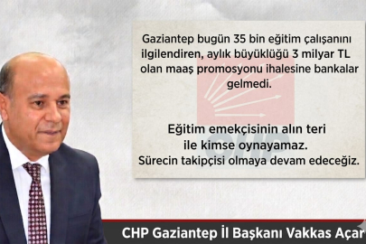 CHP’den bankalara sert eleştiri:  Bu ne ciddiyetsizlik!..