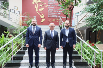 YÖK GENEL SEKRETERİ AKSOY’DAN GAÜN REKTÖRÜ DOĞAN’A ZİYARET