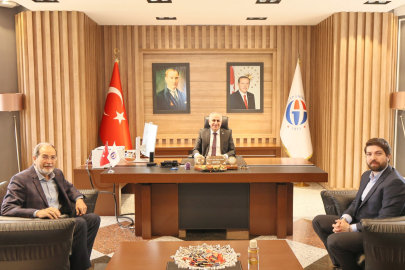DMO GAZİANTEP BÖLGE MÜDÜRÜ ŞAHİN’DEN REKTÖR DOĞAN’A ZİYARET