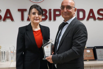 Bursa Tabip Odası’nda Ferda Firdin dönemi başladı