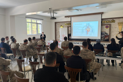 GAZİANTEP İL JANDARMA PERSONELİNE İL SAĞLIK MÜDÜRLÜĞÜNDEN EĞİTİM