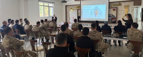 GAZİANTEP İL JANDARMA PERSONELİNE İL SAĞLIK MÜDÜRLÜĞÜNDEN EĞİTİM