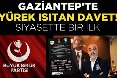Gaziantep’te BBP’den yürekleri ısıtan davet