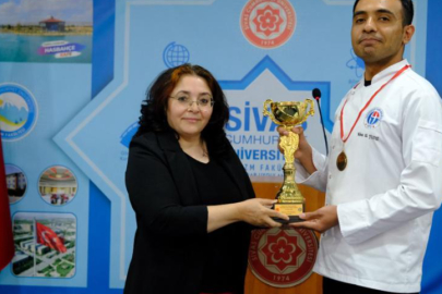 GAÜN’LÜ ÖĞRENCİDEN GASTRONOMİ YARIŞMASINDA BİRİNCİLİK