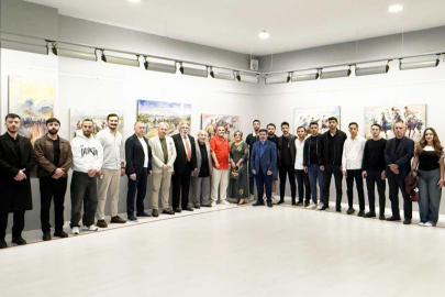AZERBAYCANLI RESSAM VAHİD NOVRUZOV SANKO SANAT GALERİSİ’NDE SERGİ AÇTI