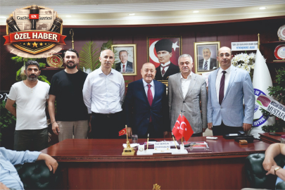 GAZETECİLERDEN GESOB YÖNETİMİNE HAYIRLI OLSUN ZİYARETİ