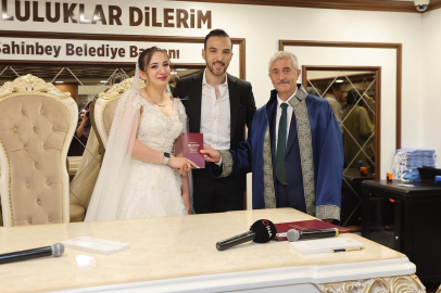 126 ÇİFT MUTLULUĞA ŞAHİNBEY’DE EVET DEDİ