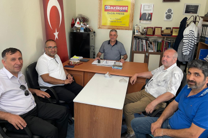 GAZETECİLERDEN İLHAMİ BOYNUKISA'YA ZİYARET