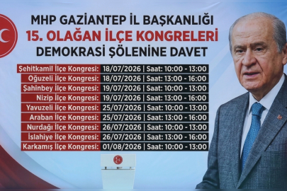 MHP GAZİANTEP’TE "TOY" BAŞLIYOR