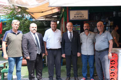 BAŞKAN KILIÇ ALAYBEY ESNAFI İLE BİRARAYA GELDİ