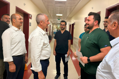 BAŞKAN TAHMAZOĞLU’NDAN DESTEK VE MORAL ZİYARETİ!