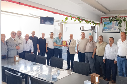 EMEKLİ MUHTARLAR DERNEĞİ'NDEN YEŞİLBURÇ DERNEĞİ BAŞKANI KILIÇ'A ZİYARET