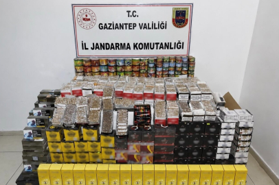 JANDARMADAN 1 MİLYON 450 BİN TL DEĞERİNDE KAÇAK MALZEME OPERASYONU
