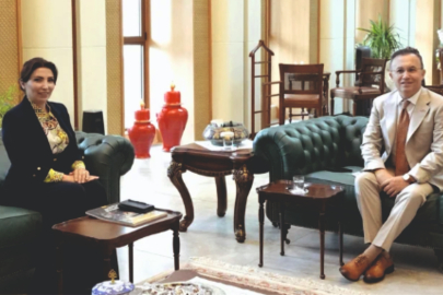 GGC BAŞKANI MERAL AY'DAN VALİ ÇEBER'E ZİYARET