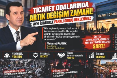 TİCARET ODALARINDA ARTIK DEĞİŞİM ZAMANI!